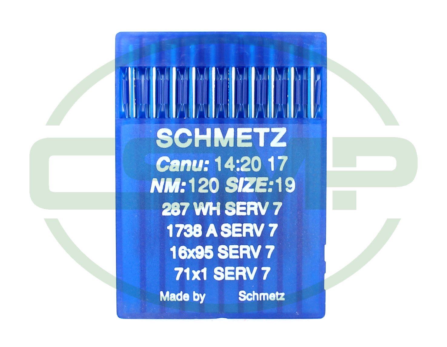 16X95SERV7 SIZE 120 PACK OF 10 NEEDLES SCHMETZ