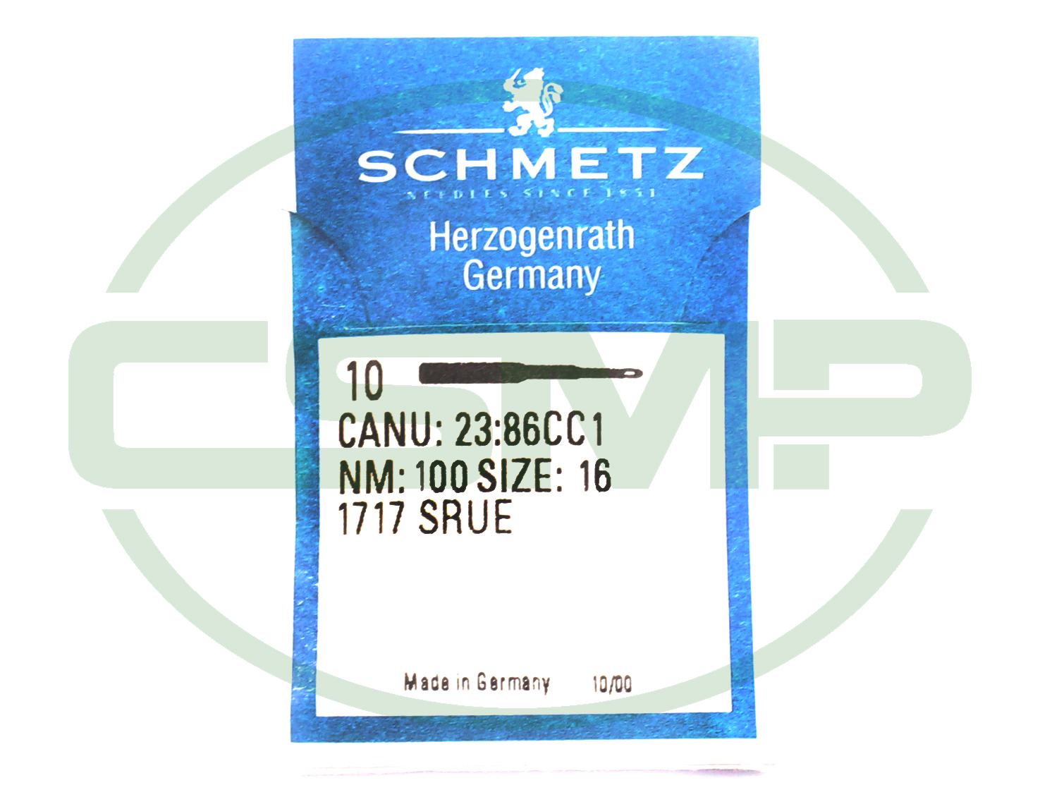 1717TPUE SIZE 100 PACK OF 10 NEEDLES SCHMETZ