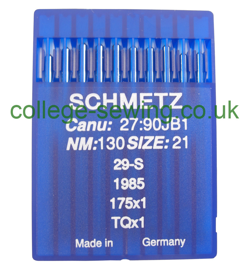175X1 SIZE 130 PACK OF 10 NEEDLES SCHMETZ