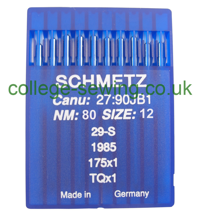 175X1 SIZE 80 PACK OF 10 NEEDLES SCHMETZ
