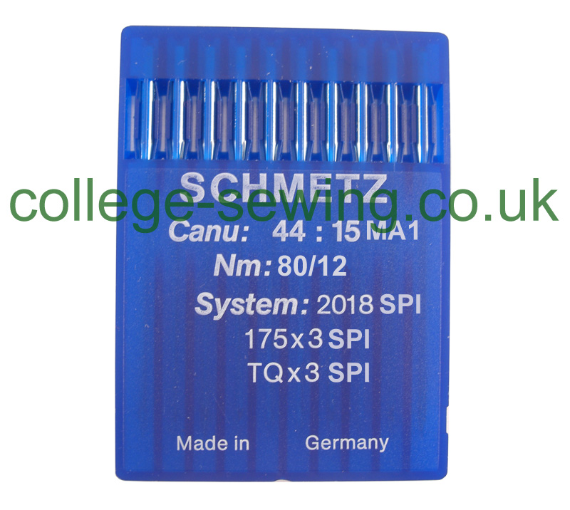 175X3 SPI SIZE 80 PACK OF 10 NEEDLES SCHMETZ DISCONTINUED