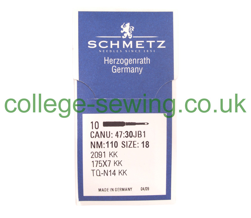 175X7KK SIZE 110 PACK OF 10 NEEDLES SCHMETZ DISCONTINUED