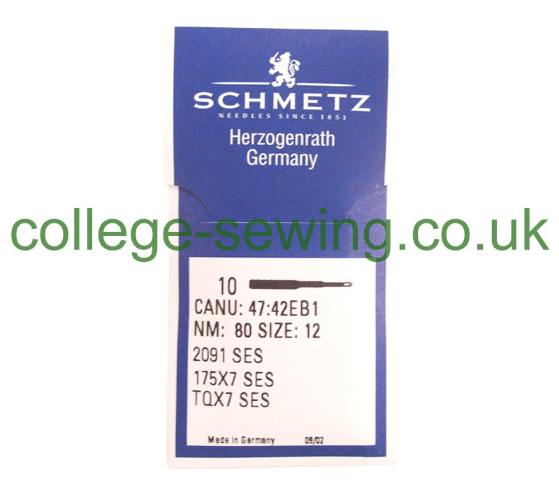 175X7 SES SIZE 80 PACK OF 10 NEEDLES SCHMETZ