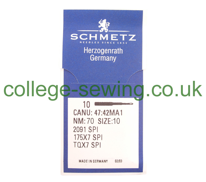 175X7SPI SIZE 70 PACK OF 10 NEEDLES SCHMETZ