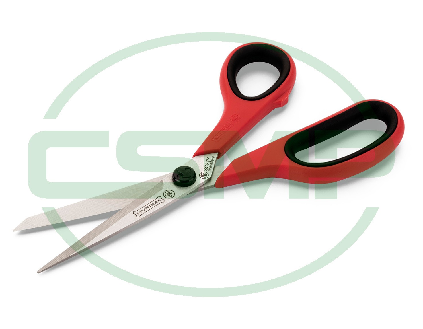 1860 8-1/2" SOFT GRIP SCISSOR RED/BLACK