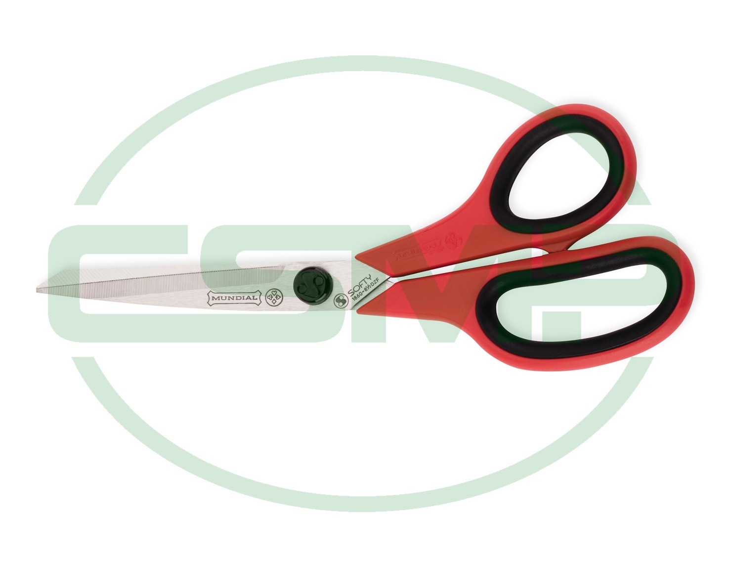 1860 8-1/2" SOFT GRIP SCISSOR RED/BLACK