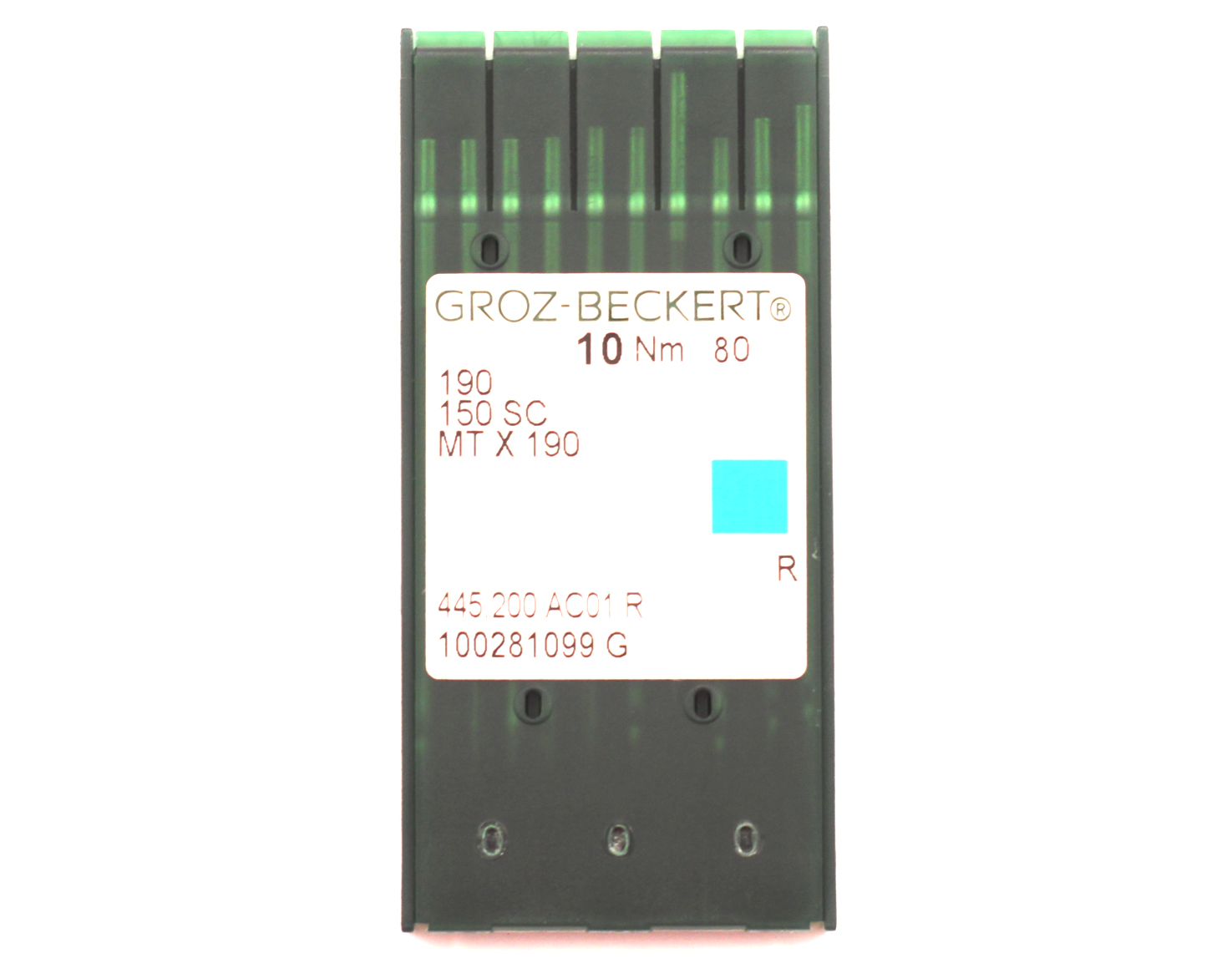 190R SIZE 80 PACK OF 10 NEEDLES GROZ BECKERT