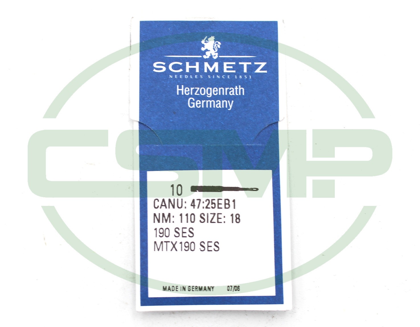 190 SES SIZE 110 PACK OF 10 NEEDLES SCHMETZ