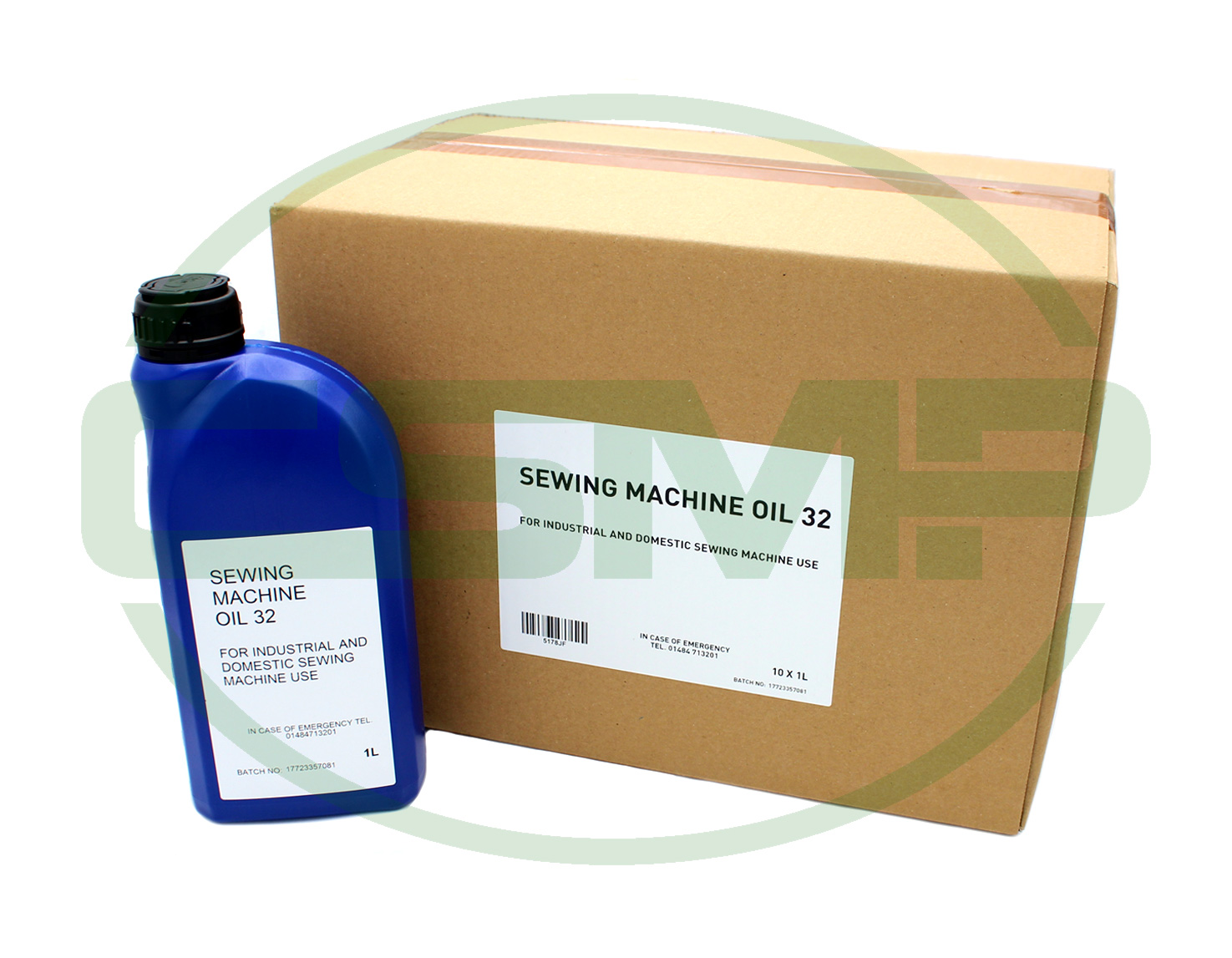 1 LITRE SEWING MACHINE OIL BOX OF 10