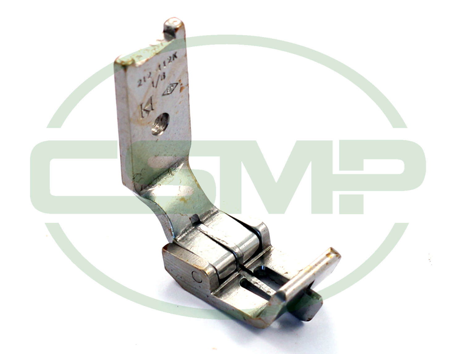 212-112KX1/8=3MM HINGED FOOT WITH CENTER GUIDE SINGER 112W