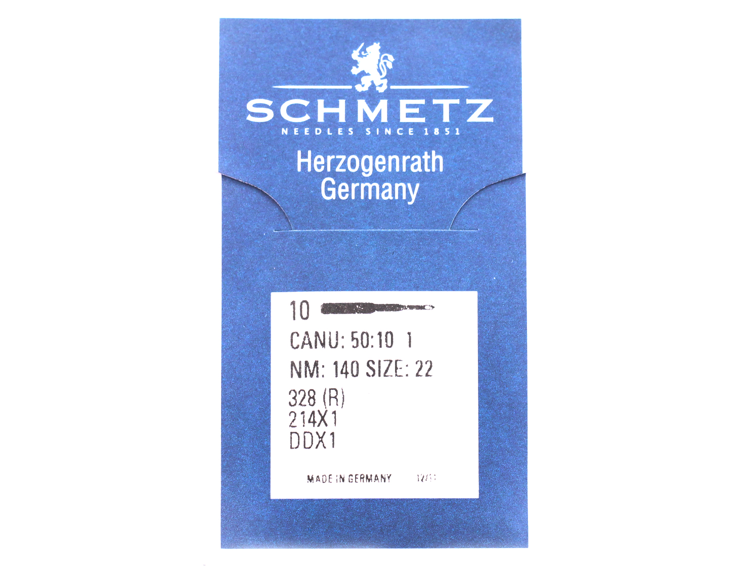 214X1 SIZE 140 PACK OF 10 NEEDLES SCHMETZ
