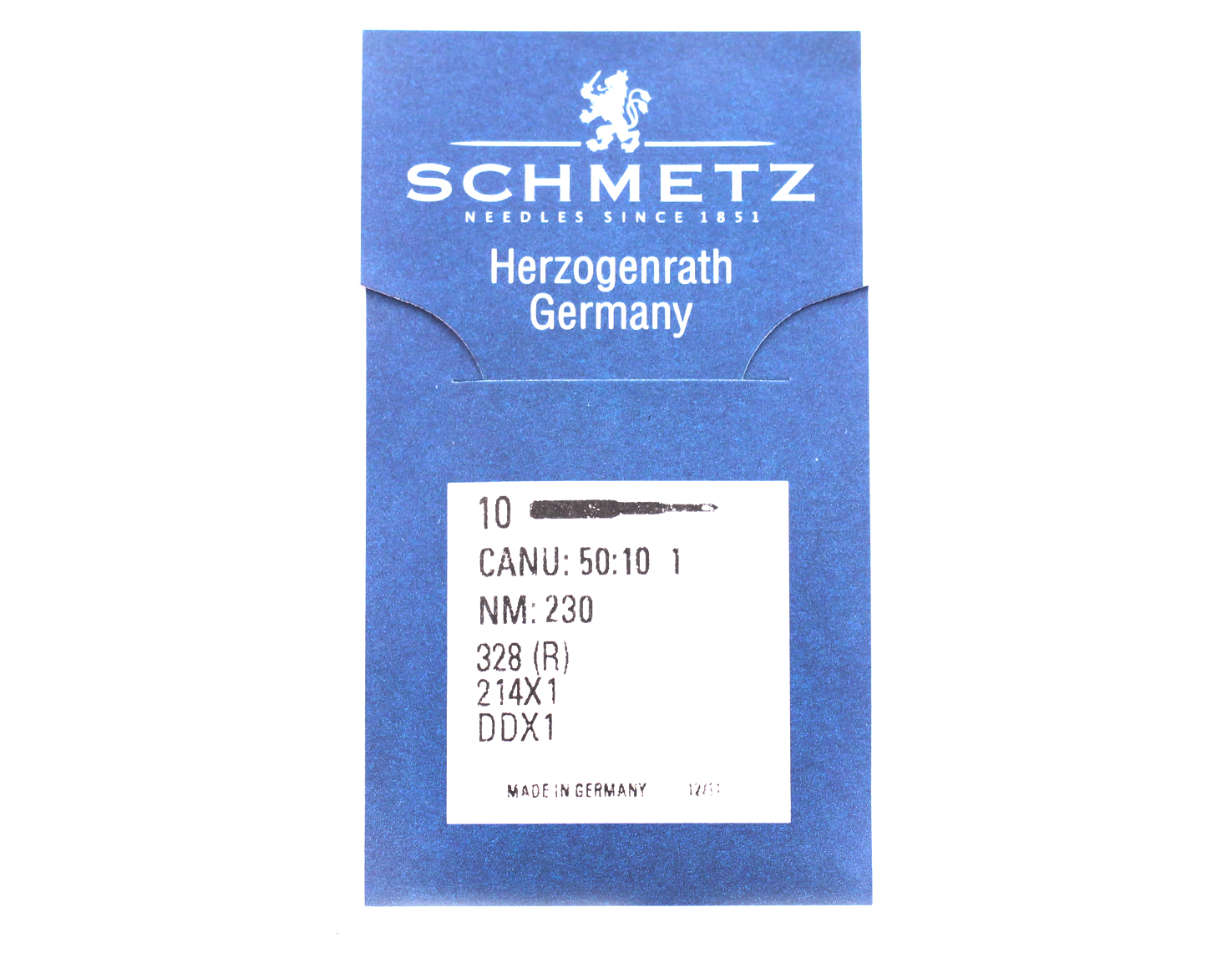 214X1 SIZE 230 PACK OF 10 NEEDLES SCHMETZ