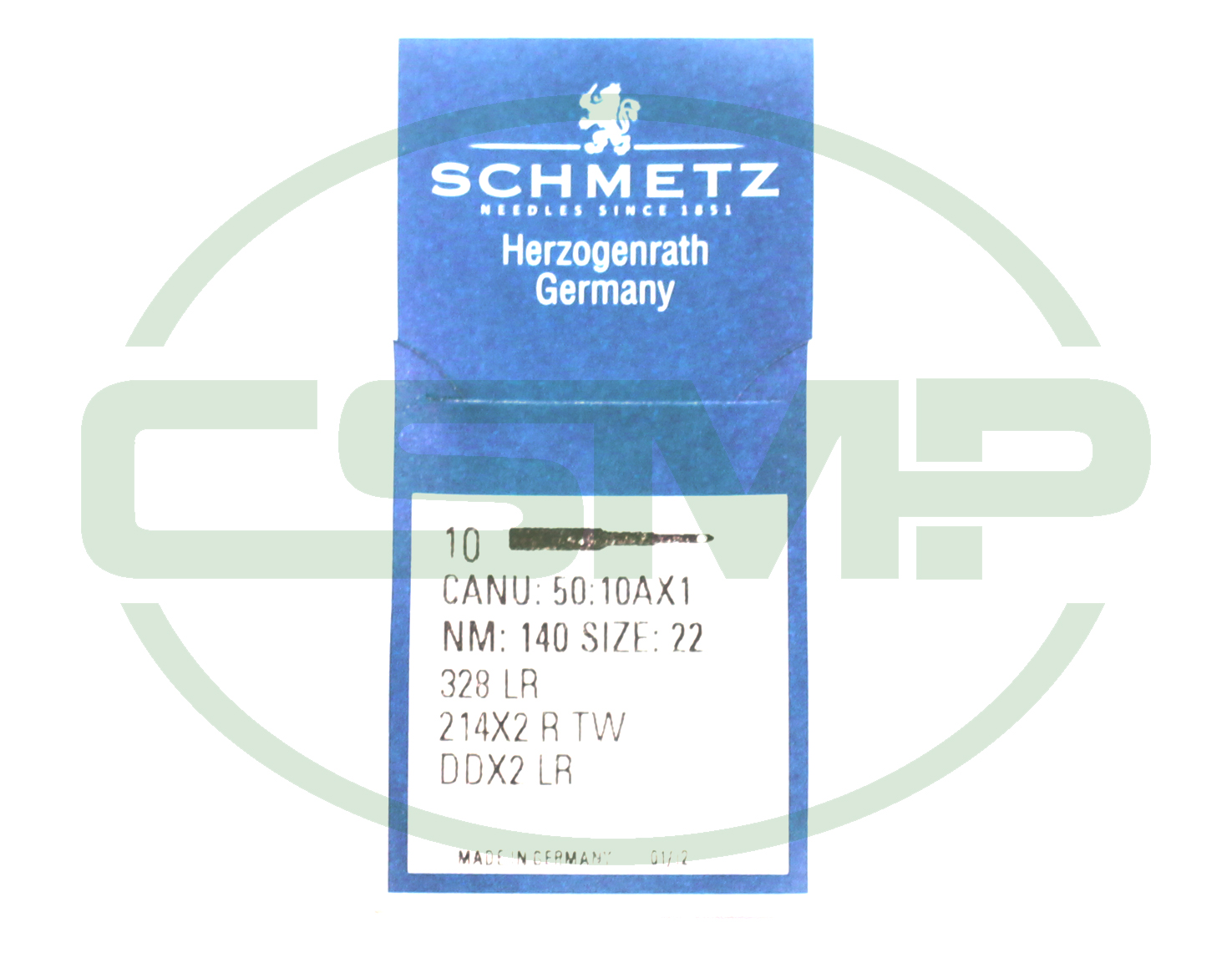 214X2NRTW SIZE 140 PACK OF 10 NEEDLES SCHMETZ