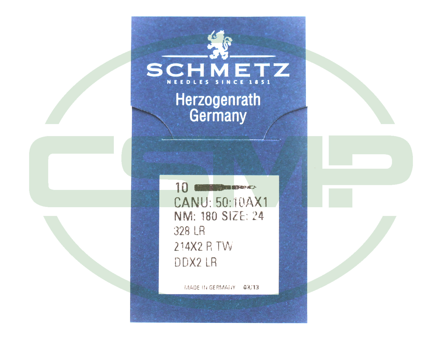 214X2NRTW SIZE 180 PACK OF 10 NEEDLES SCHMETZ