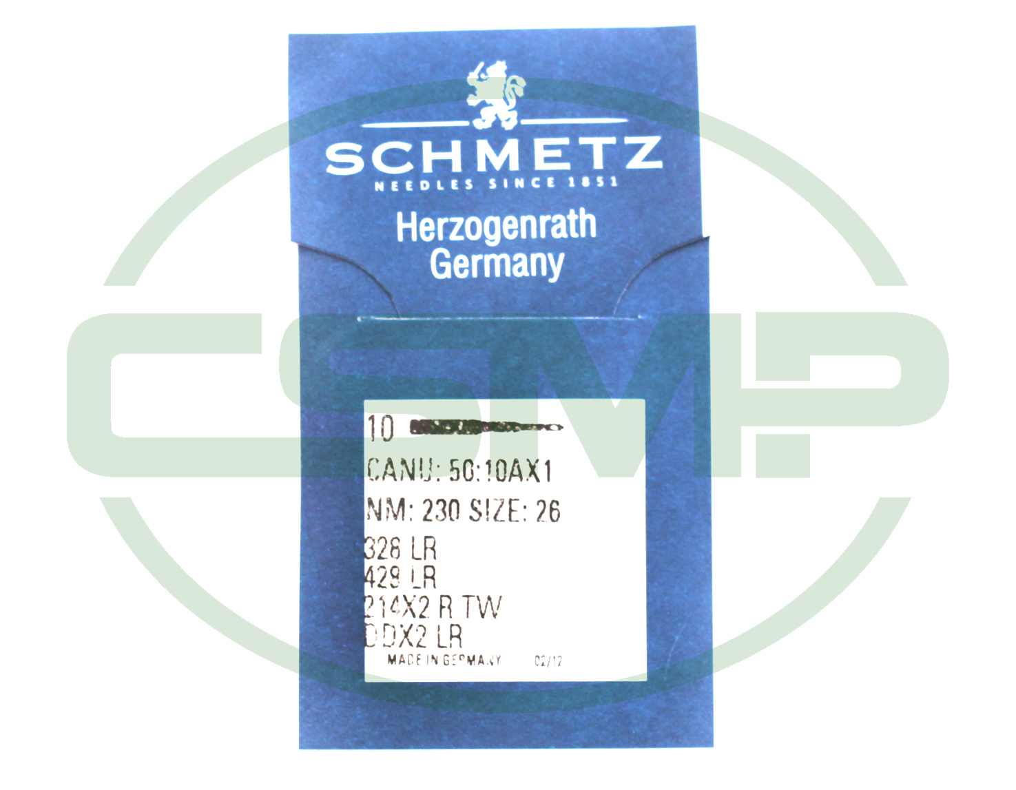 214X2NRTW SIZE 230 PACK OF 10 NEEDLES SCHMETZ