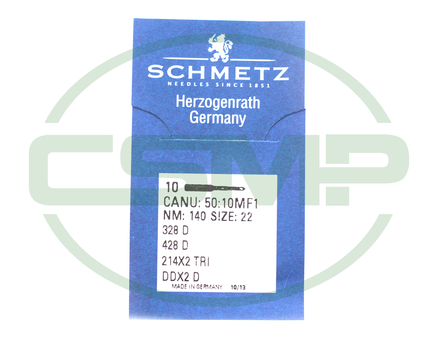 214X2 TRI SIZE 140 PACK OF 10 NEEDLES SCHMETZ