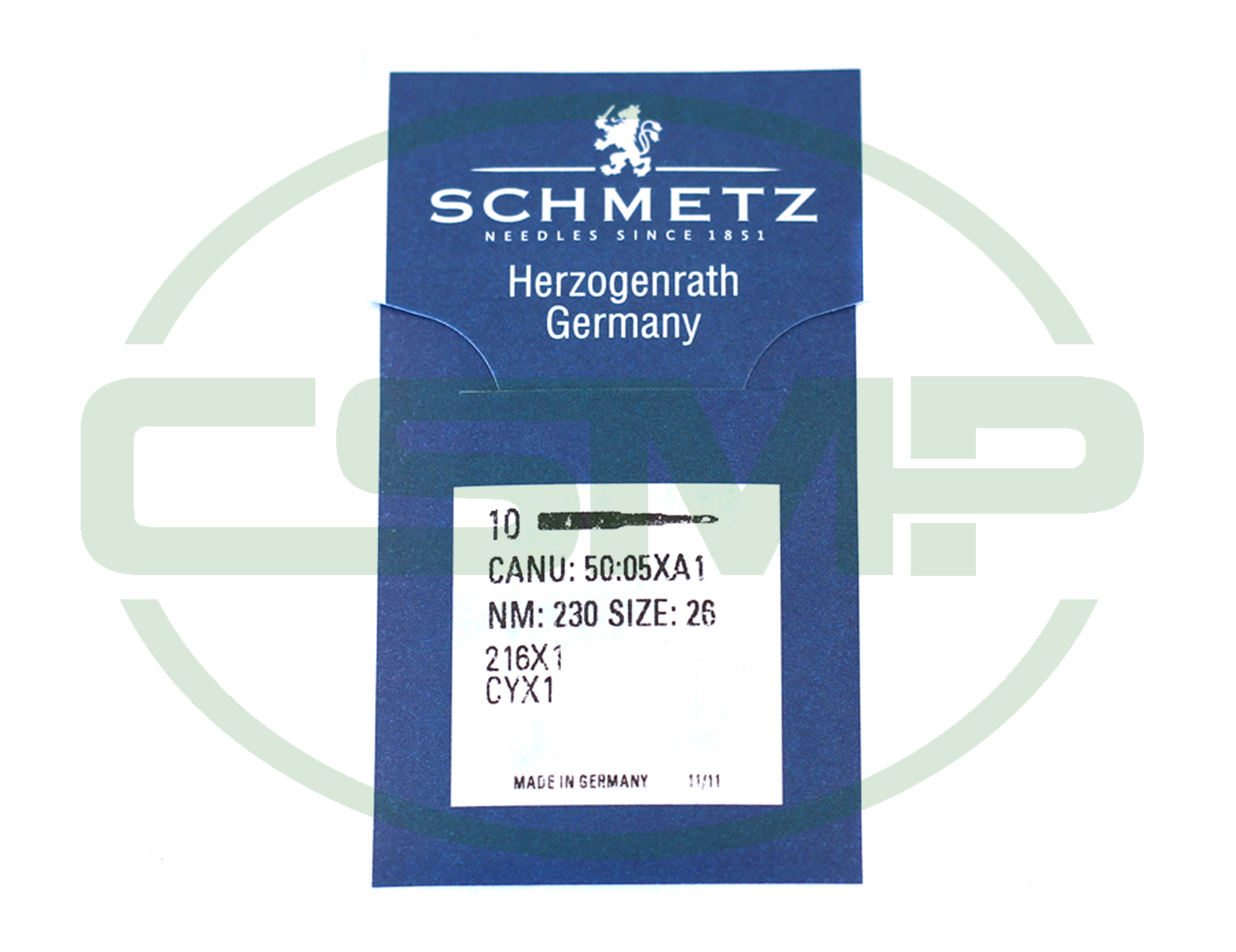 216X1 SIZE 230 PACK OF 10 NEEDLES SCHMETZ