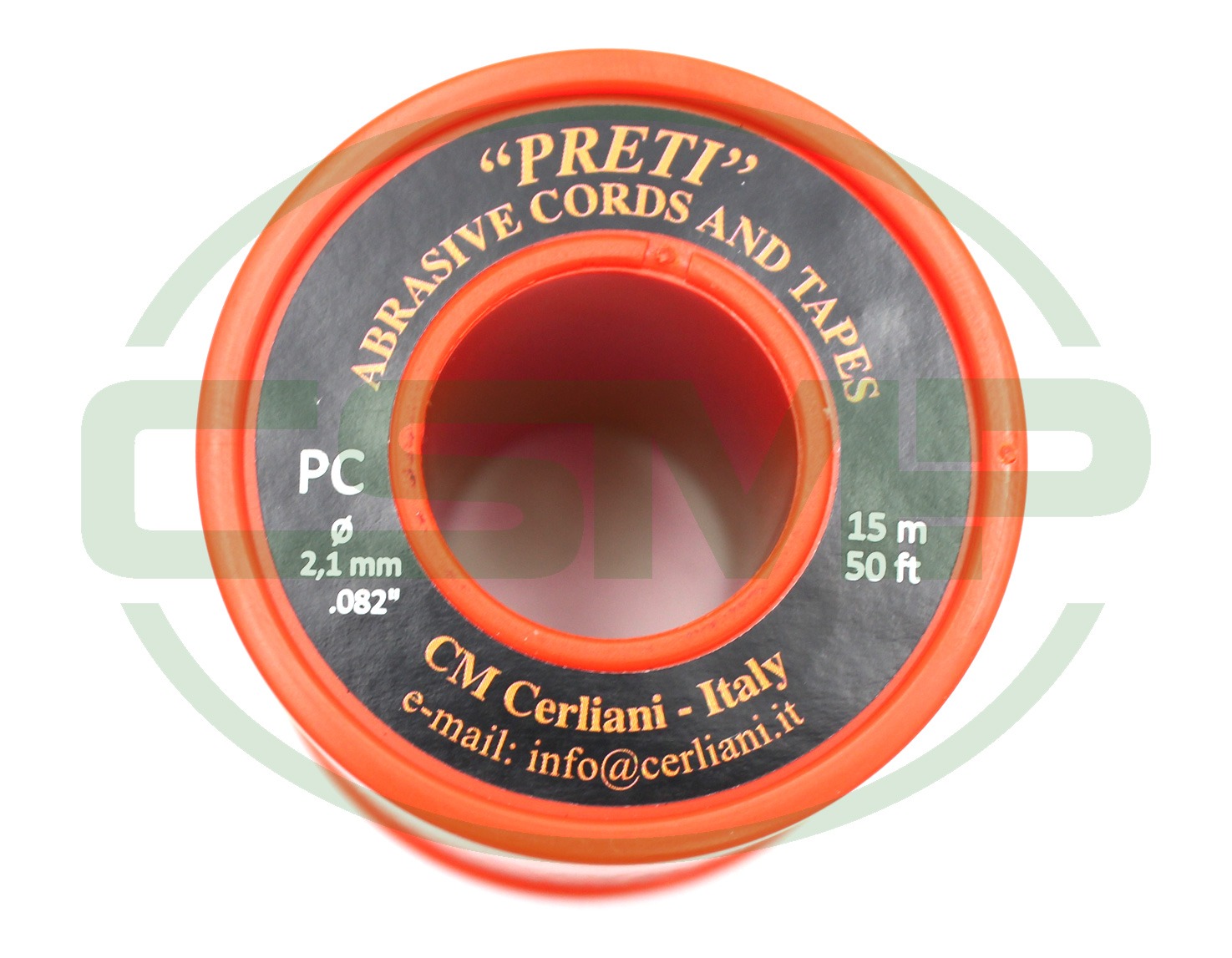 21PC15 2.1MM X 15M 280GRIT PRETI POLISHING CORD