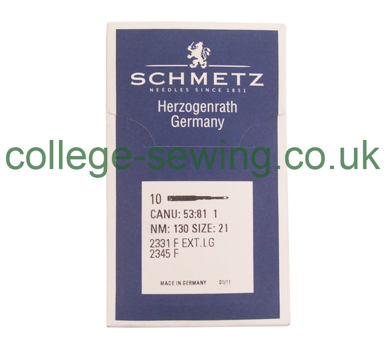 2331F EXT LG SIZE 130 PACK OF 10 NEEDLES SCHMETZ
