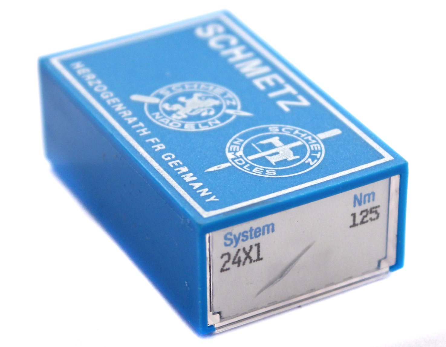 24X1 SIZE 125 PACK OF 10 NEEDLES SCHMETZ DISCONTINUED
