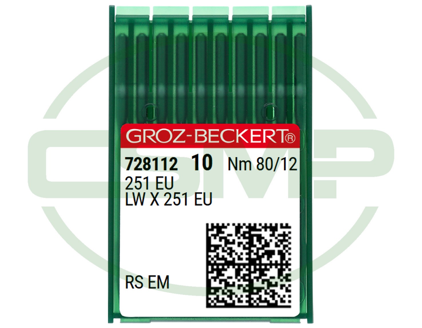 251EU SIZE 80 PACK OF 10 NEEDLES GROZ BECKERT