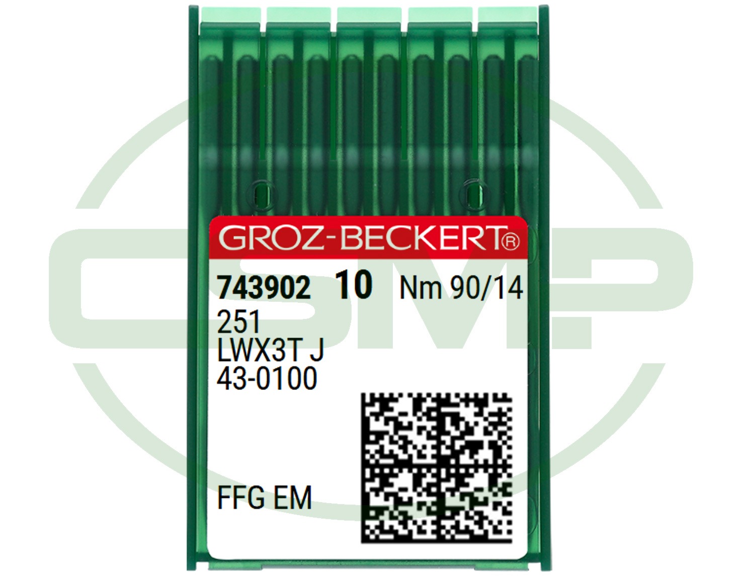 251FFG SIZE 90 PACK OF 10 NEEDLES GROZ BECKERT