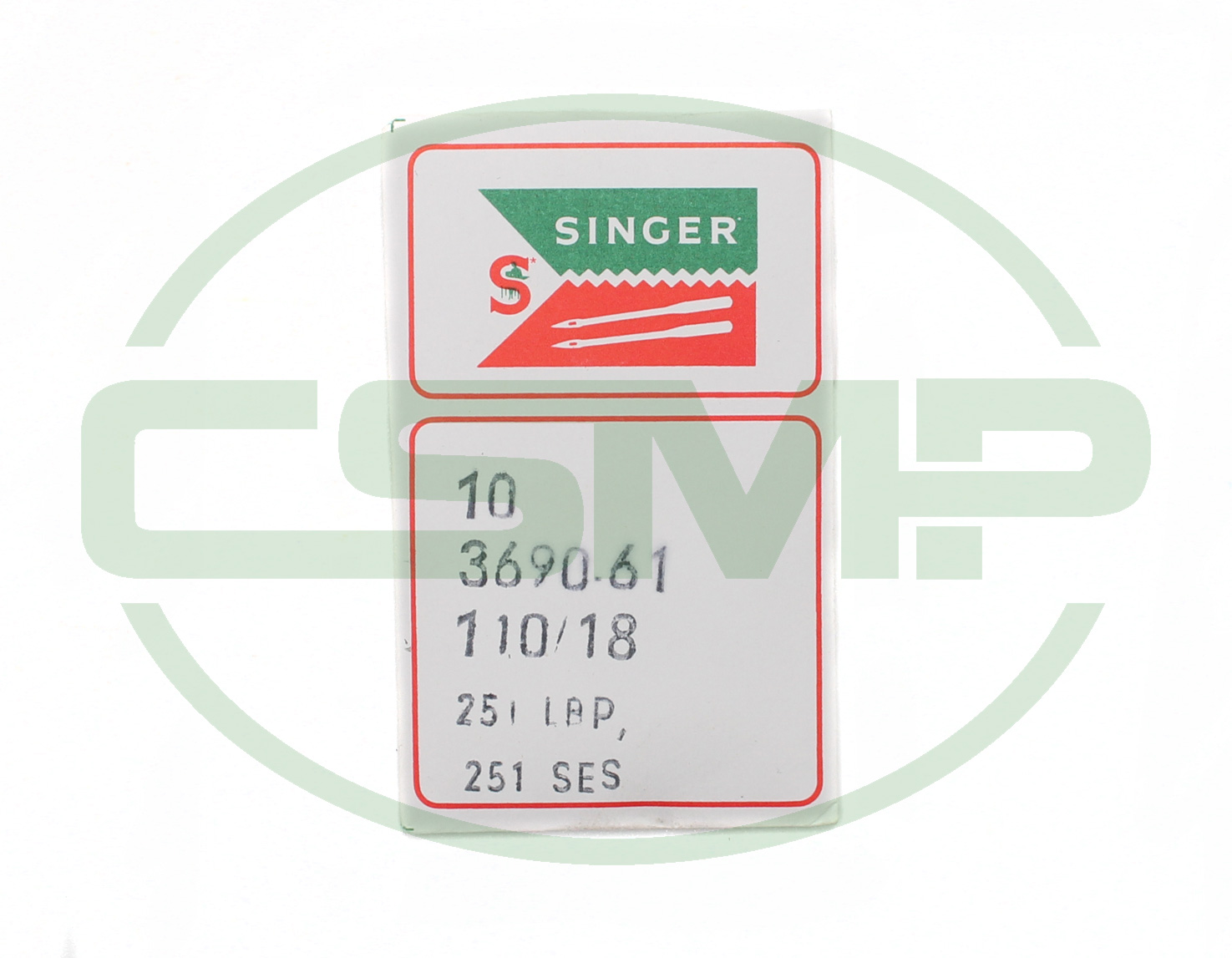 251SES SIZE 110 PACK OF 10 NEEDLES SINGER DISCONTINUED