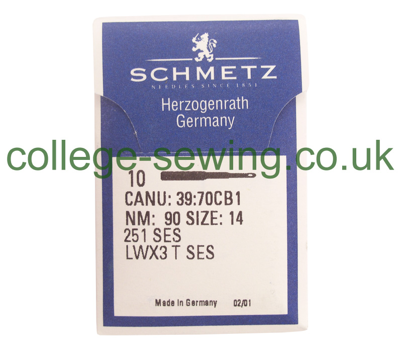 251 SES SIZE 90 PACK OF 10 NEEDLES SCHMETZ DISCONTINUED