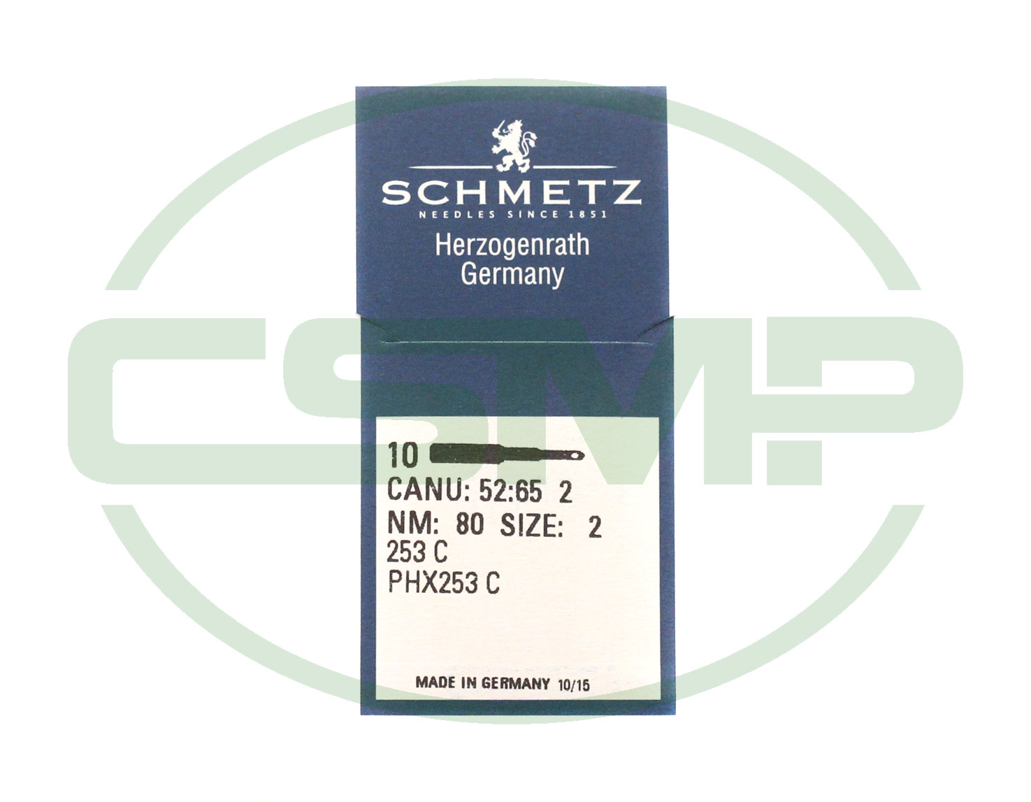 253C SIZE 80 PACK OF 10 HOOK NEEDLES SCHMETZ