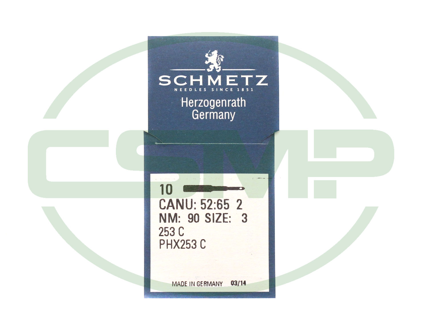 253C SIZE 90 PACK OF 10 HOOK NEEDLES SCHMETZ