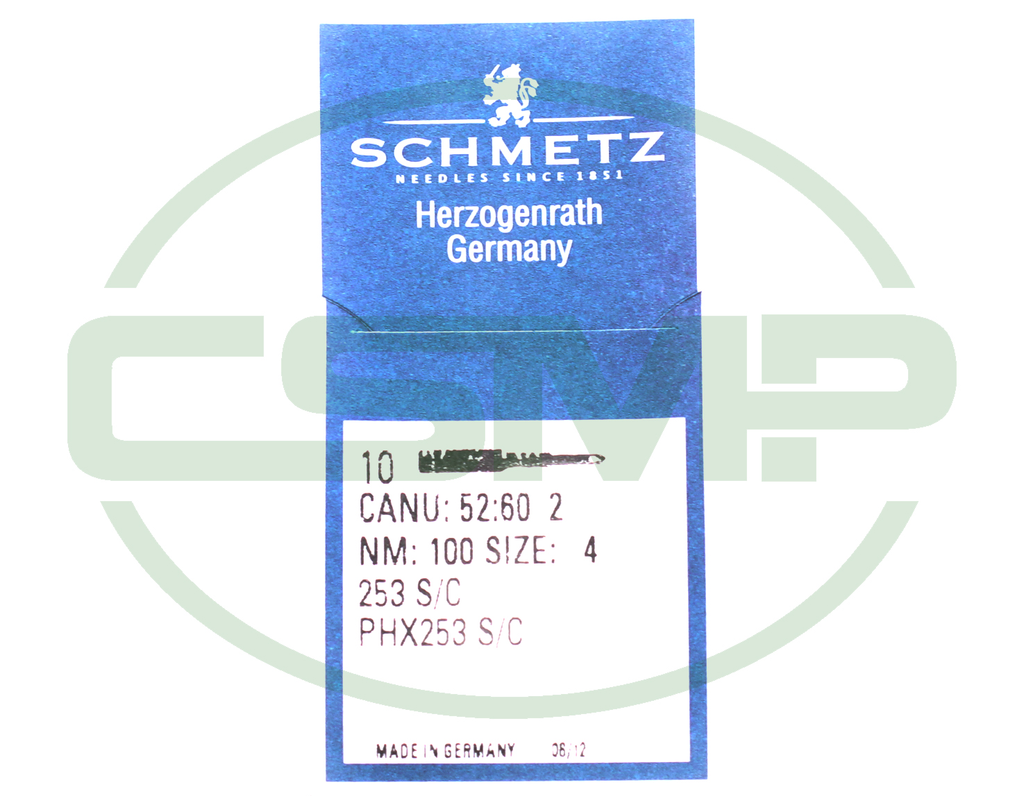 253SC SIZE 100 = 4 PACK OF 10 NEEDLES SCHMETZ