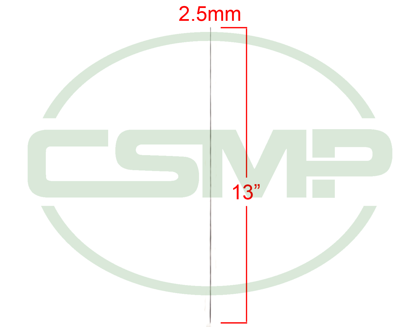 2.5MM CLOTH DRILL NEEDLE TAPERED POINT 13"