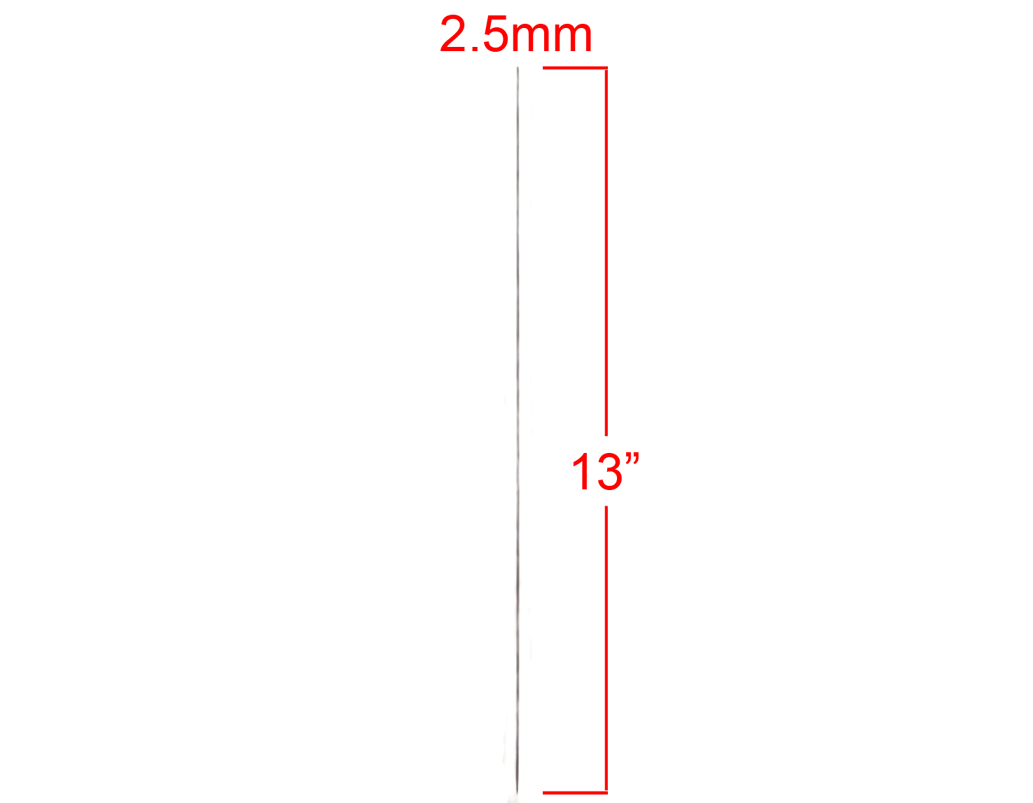 2.5MM CLOTH DRILL NEEDLE TAPERED POINT 13"