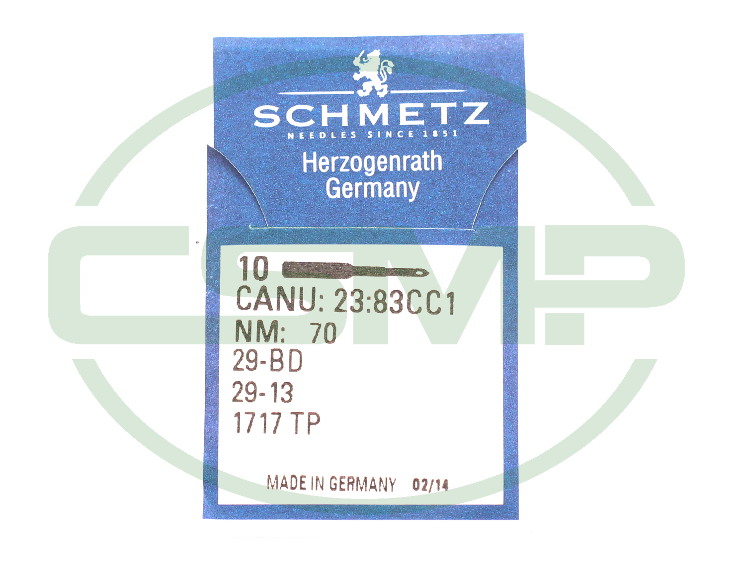 29-12 SIZE 70 PACK OF 10 NEEDLES SCHMETZ DISCONTINUED