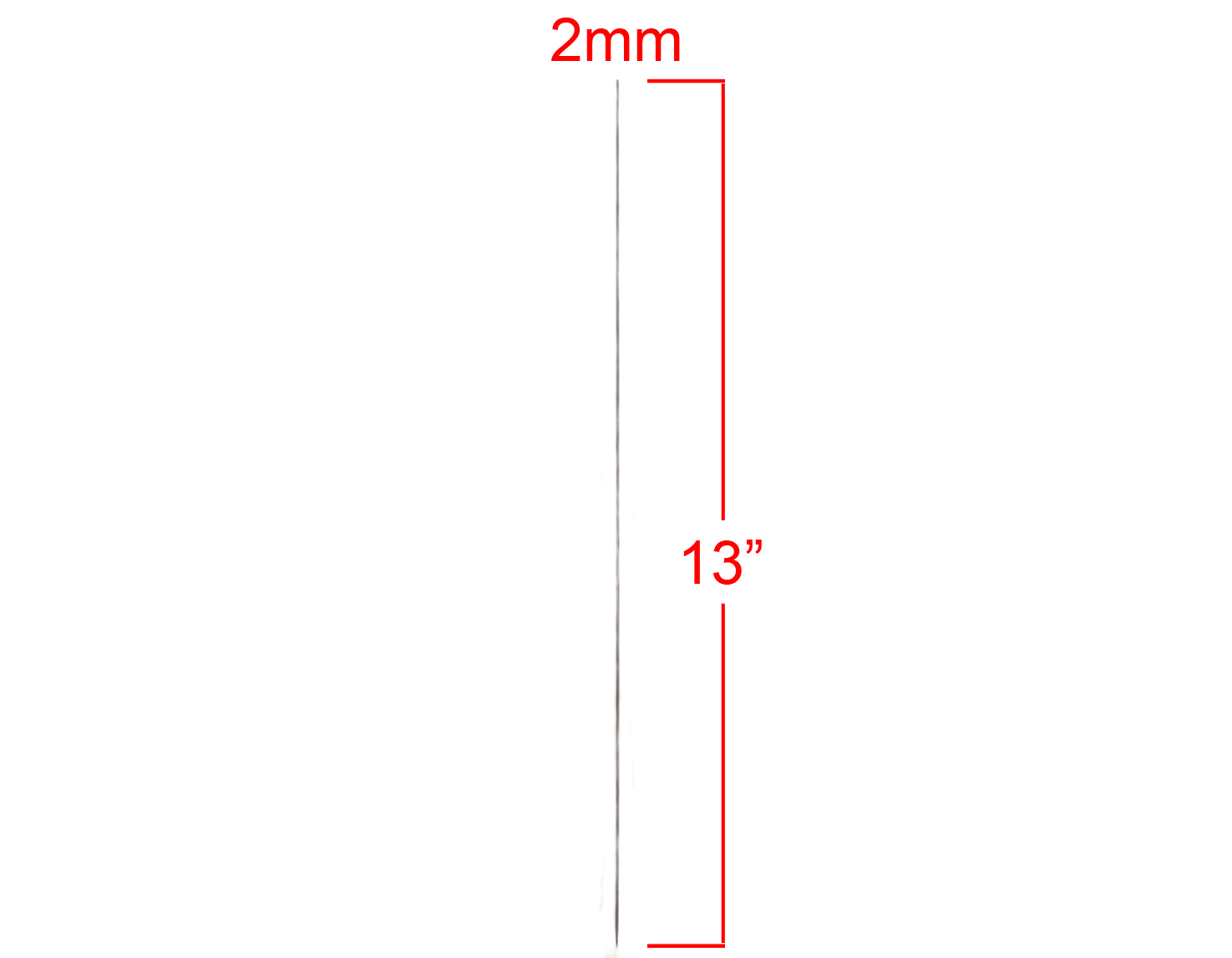 2MM CLOTH DRILL NEEDLE TAPERED POINT 13"