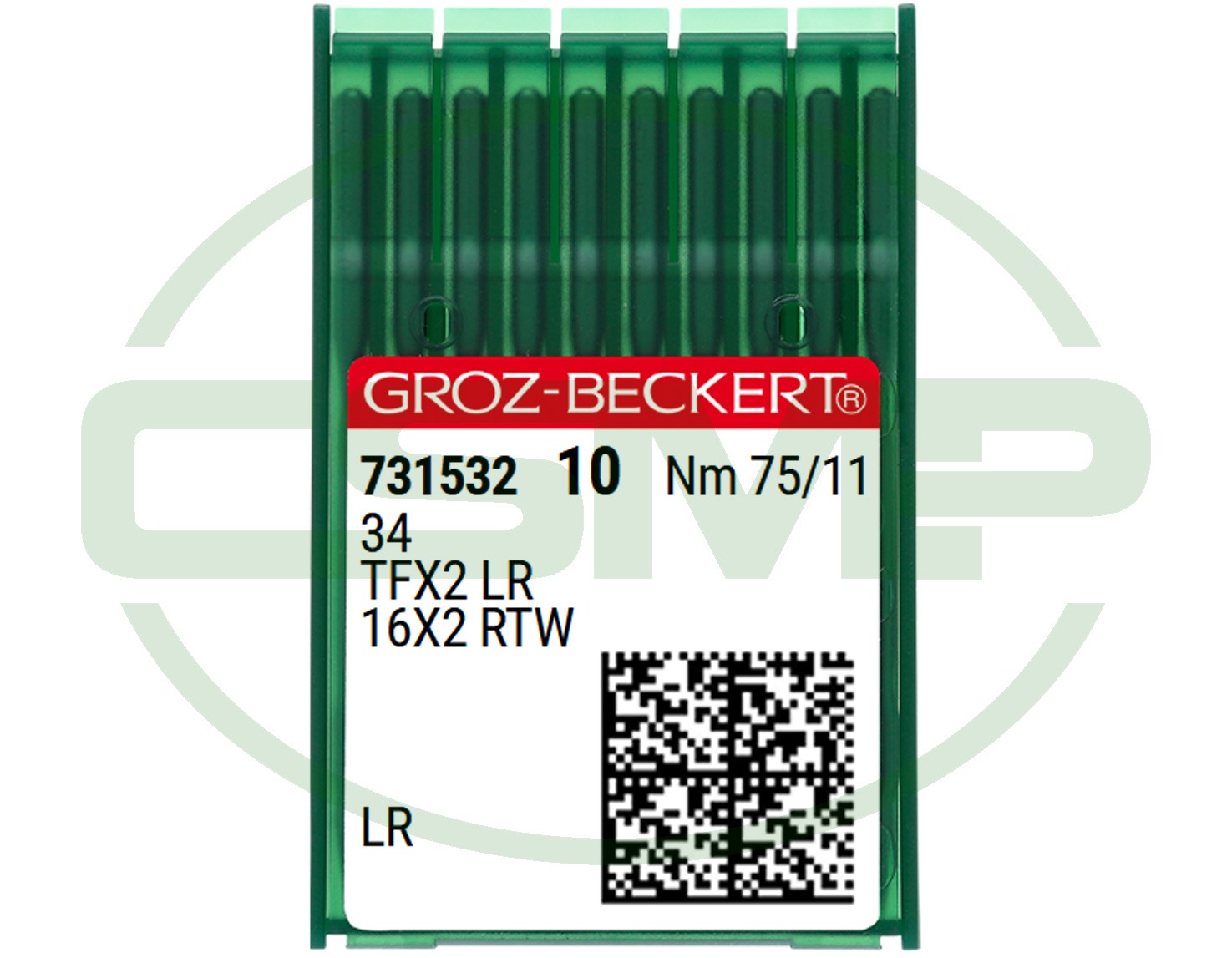 34LR SIZE 75 PACK OF 10 NEEDLES GROZ BECKERT
