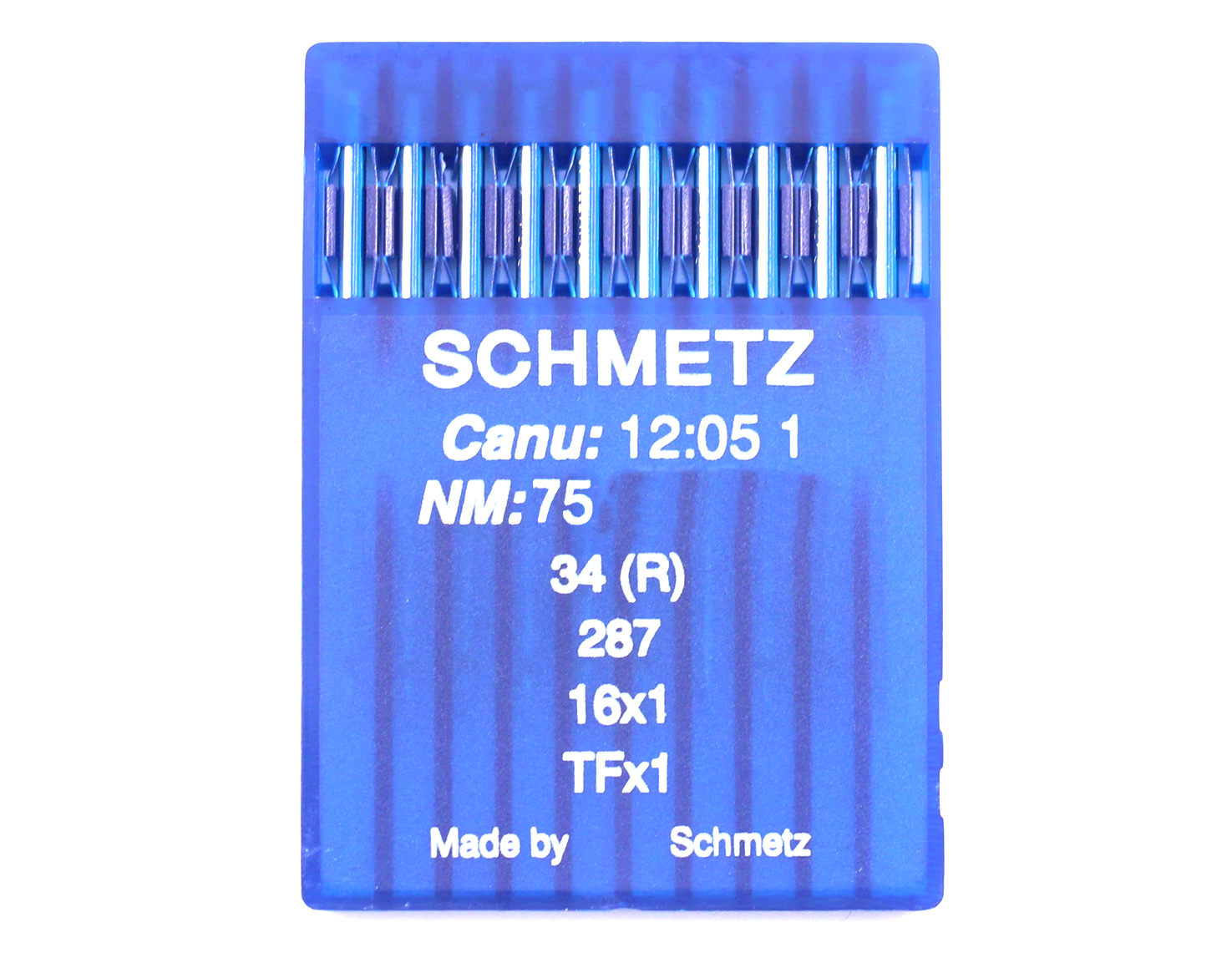 34R SIZE 75 PACK OF 10 NEEDLES SCHMETZ