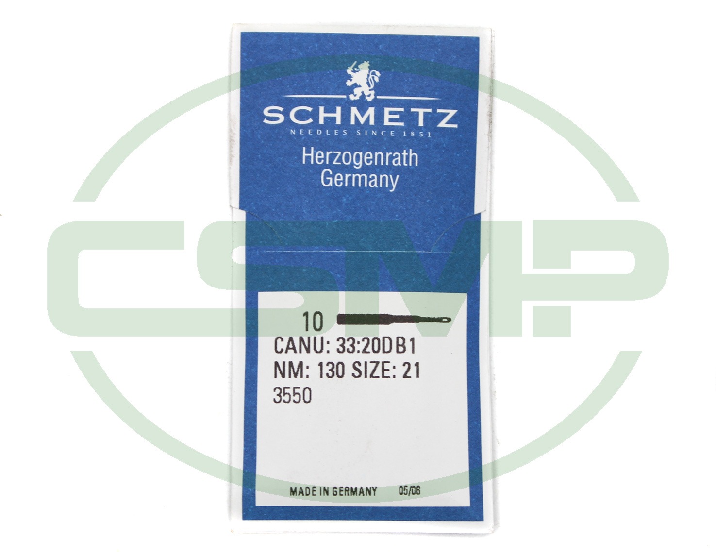 3550 SIZE 130 PACK OF 10 NEEDLES SCHMETZ