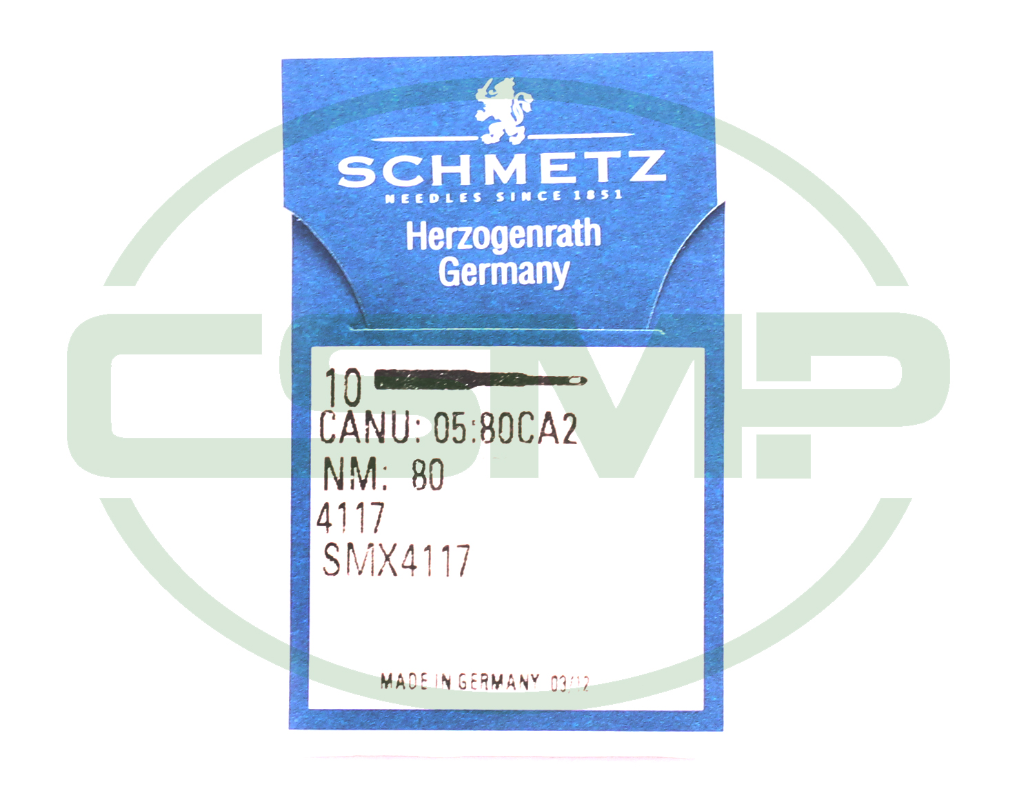 4117 SIZE 80 PACK OF 10 NEEDLES SCHMETZ