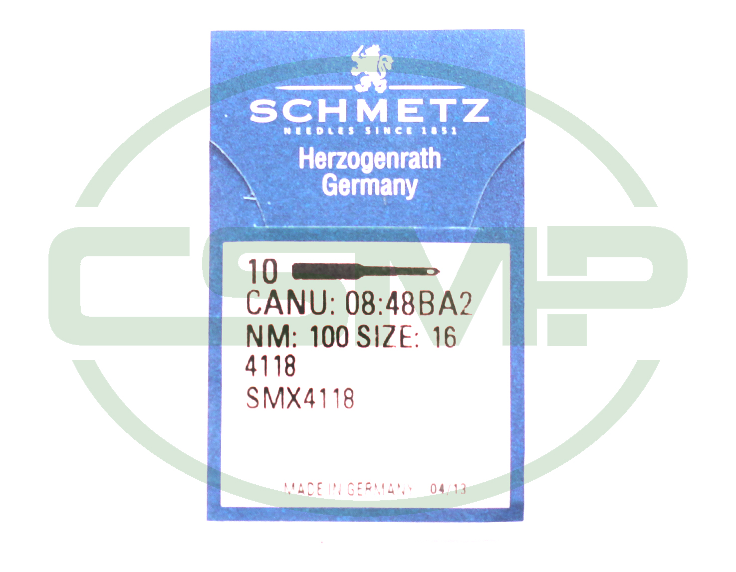4118 SIZE 100 PACK OF 10 NEEDLES SCHMETZ