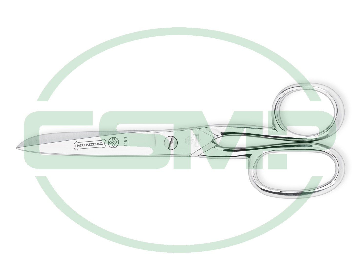 445 7" NICKEL PLATED KE SCISSOR