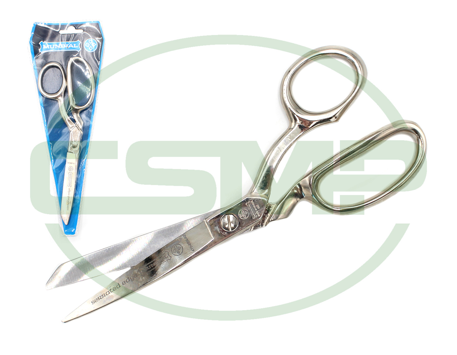 470SR-RE 8" NICKEL PLATED SERRATED SHARP