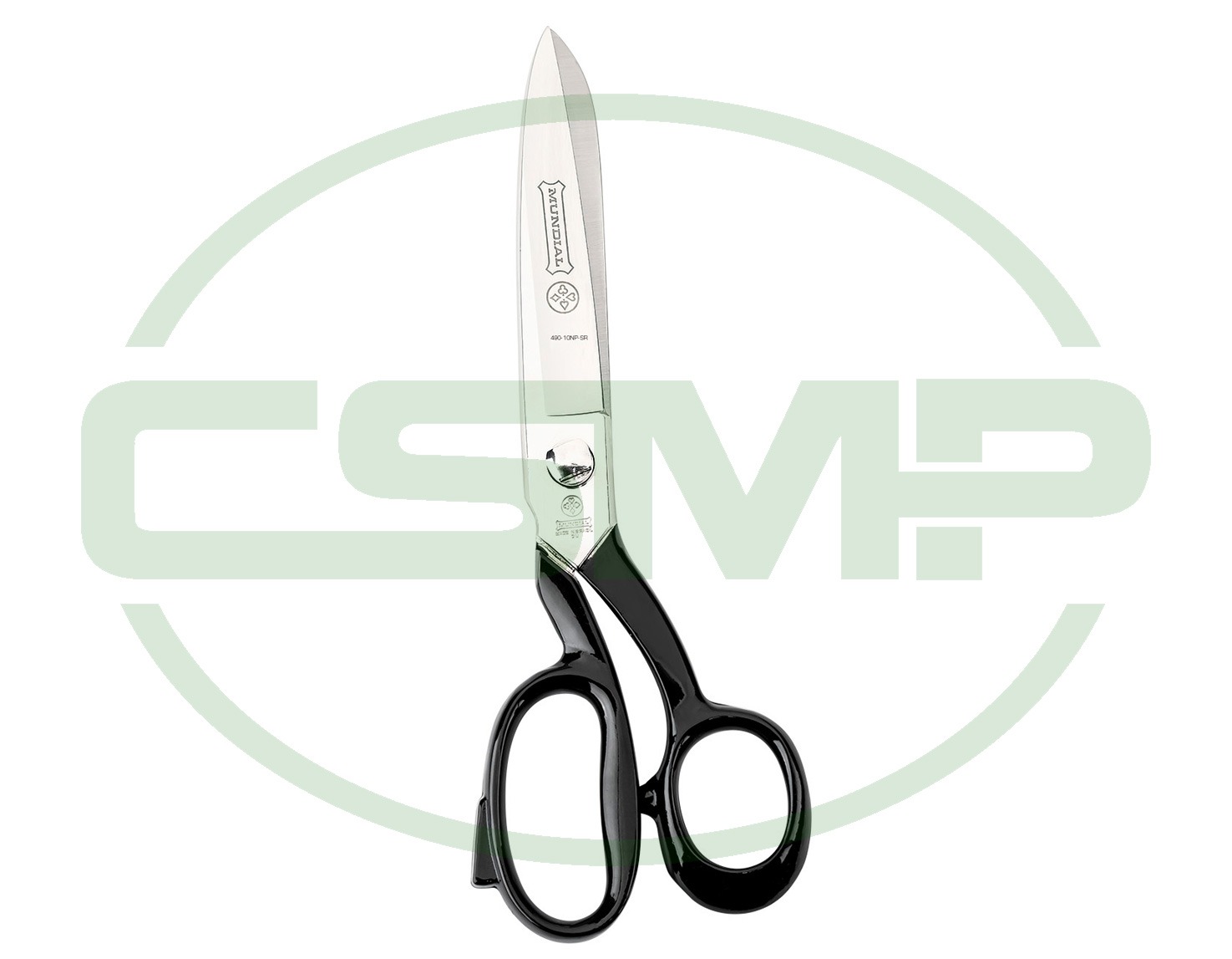 490NPSR 10"NICKEL PLATED SERRATED MUNDIAL