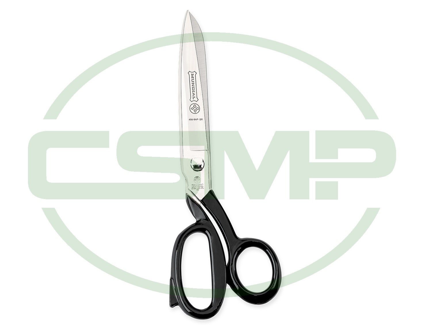 490NPSR 9" NICKELPLATED SERRATED MUNDIAL