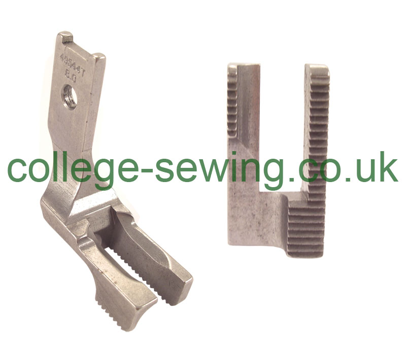 49544TX5/16 8MM OUTSIDE PIPING FOOT WITH TEETH PFAFF USE WITH INNER FOOT 49047TX5/16