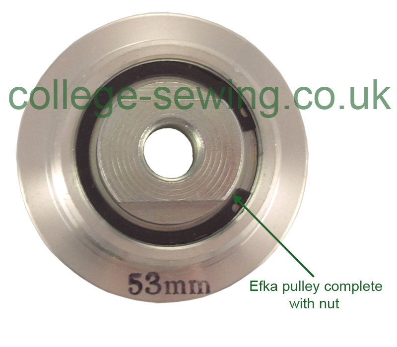 53MM PULLEY EFKA TAPERED WITH NUT