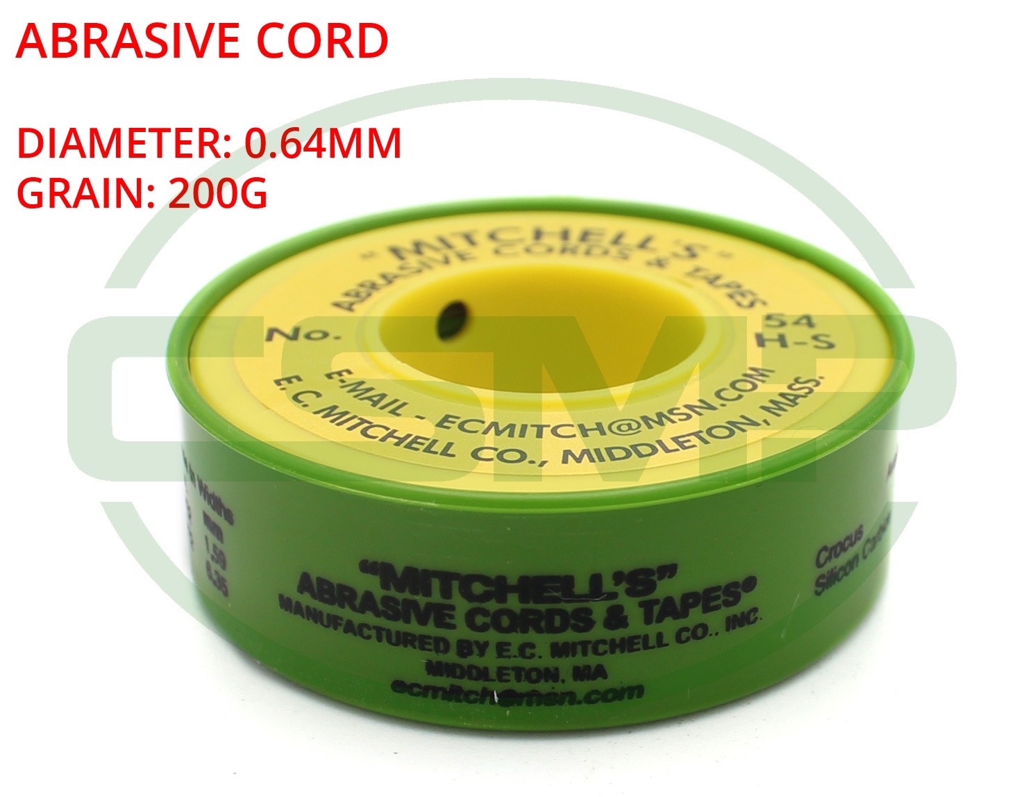 54H-S MITCHELLS SILICONE CARBIDE CORD 0.64mm 200g