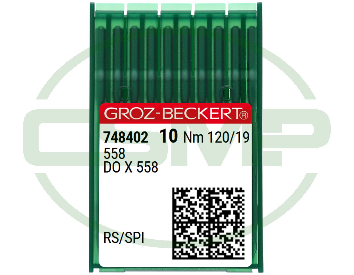 558 SIZE 120 RS/SPI PACK OF 10 NEEDLES GROZ BECKERT