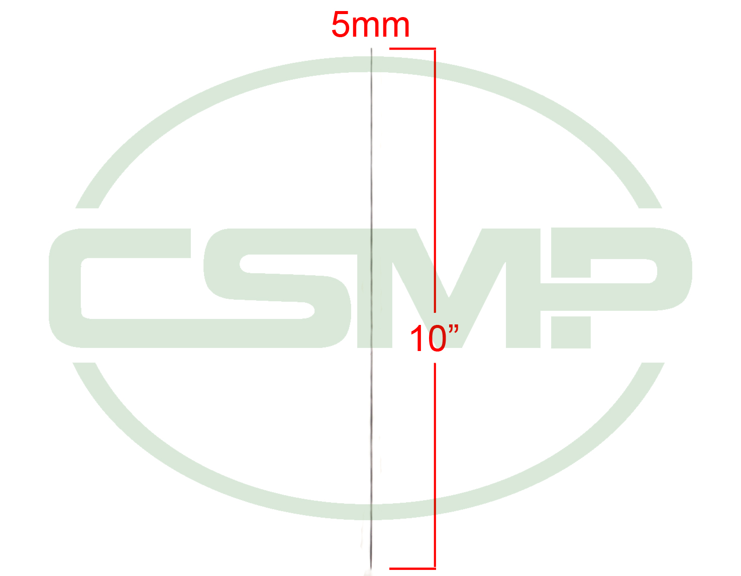 5MM CLOTH DRILL NEEDLE TAPERED POINT 10"