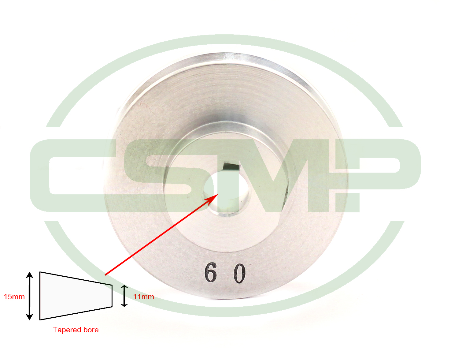 60MM PULLEY TAPERED BORE